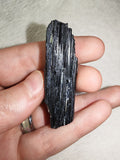 Raw Black Tourmaline Schorl Crystal Natural Striated Mineral Specimen 20g