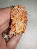 Iron-Stained Baryte Barite Bladed Rosette Crystal Cluster Mineral Specimen 82g