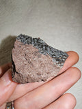 Specular Hematite Specularite Metallic Crystal on Matrix Mineral Specimen 37g