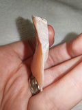 Natural Pink Chalcedony Rough Mineral Specimen Peach Crystal 14g