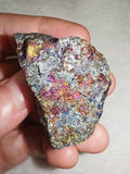 Peacock Ore Bornite / Chalcopyrite Iridescent Rough Mineral Specimen 49g