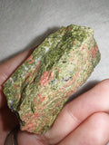 Natural Unakite Rough Mineral Specimen | Epidote Feldspar & Quartz 62g