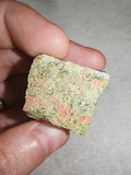 Natural Unakite Rough Mineral Specimen | Epidote Feldspar & Quartz 62g