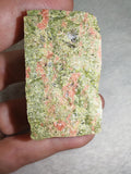 Natural Unakite Rough Mineral Specimen | Epidote Feldspar & Quartz 62g