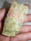Natural Unakite Rough Mineral Specimen | Epidote Feldspar & Quartz 62g
