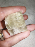Natural Pale Honey Calcite Crystal Specimen | Rhombohedral Cleavage 31g