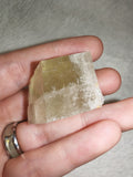 Natural Pale Honey Calcite Crystal Specimen | Rhombohedral Cleavage 31g