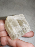 Natural Pale Honey Calcite Crystal Specimen | Rhombohedral Cleavage 31g