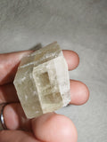 Natural Pale Honey Calcite Crystal Specimen | Rhombohedral Cleavage 31g