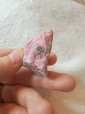Natural Manganoan Calcite (Manganocalcite) in Matrix – Pink Mineral Specimen 20g