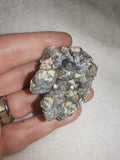 Mixed Sulphide Mineral Specimen with Calcite/Feldspar Matrix – 78g