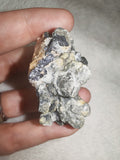 Mixed Sulphide Mineral Specimen with Calcite/Feldspar Matrix – 78g