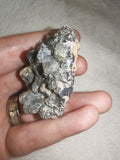 Mixed Sulphide Mineral Specimen with Calcite/Feldspar Matrix – 78g