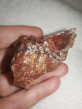 Natural Red Hematoid Quartz Iron Oxide Raw Mineral Specimen 50g