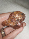 Natural Red Hematoid Quartz Iron Oxide Raw Mineral Specimen 50g