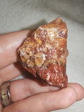 Natural Red Hematoid Quartz Iron Oxide Raw Mineral Specimen 50g