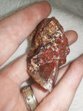 Natural Red Hematoid Quartz Iron Oxide Raw Mineral Specimen 50g