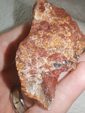 Natural Red Hematoid Quartz Iron Oxide Raw Mineral Specimen 50g