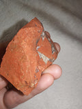 Natural Red Jasper with Quartz Veins Rough Mineral Specimen 86g