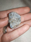 Blue Apatite in Matrix Rough Natural Mineral Specimen 19g