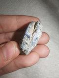 Blue Apatite in Matrix Rough Natural Mineral Specimen 19g
