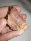 Mookaite Jasper Raw Mineral Specimen Red Yellow Cream Natural Stone 19g