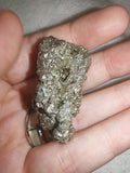 Pyrite Crystal Cluster Natural Metallic Mineral Specimen Fool's Gold 41g