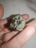 Pyrite Crystal Cluster Natural Metallic Mineral Specimen Fool's Gold 41g