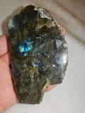 Raw Labradorite Natural Mineral Specimen Blue Flash Labradorescence 151g