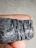 Black Tourmaline Schorl in Matrix Raw Natural Mineral Crystal Specimen 25g