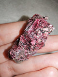 Erythrite Cobalt Bloom Raw Pink Red Crystal Mineral Specimen 12g