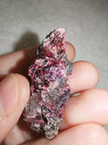 Erythrite Cobalt Bloom Raw Pink Red Crystal Mineral Specimen 12g