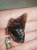 Natural Brown Smoky Obsidian Raw Volcanic Glass Mineral Specimen 6g
