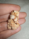 Vanadinite Orange Red Crystals on Matrix Natural Mineral Specimen 9g
