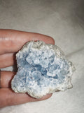 Blue Celestite Celestine Crystal Cluster Natural Mineral Specimen 83g