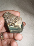 Green Opal Chrysoprase Chalcedony Rough Mineral in Matrix 43g