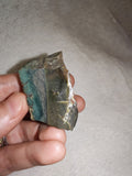 Green Opal Chrysoprase Chalcedony Rough Mineral in Matrix 43g