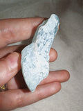 Raw Blue Calcite Crystal Specimen Natural Pale Blue Mineral 33g