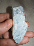 Raw Blue Calcite Crystal Specimen Natural Pale Blue Mineral 33g