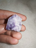 Raw Lepidolite Crystal Specimen Natural Purple Lithium Mica Mineral 18g