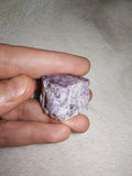 Raw Lepidolite Crystal Specimen Natural Purple Lithium Mica Mineral 18g