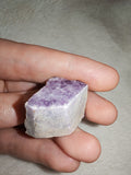 Raw Lepidolite Crystal Specimen Natural Purple Lithium Mica Mineral 18g