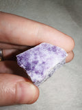 Raw Lepidolite Crystal Specimen Natural Purple Lithium Mica Mineral 18g