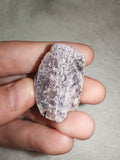 Natural Raw Rhodonite Mineral Specimen Pink Purple Manganese Stone 22g