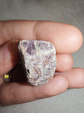 Natural Raw Rhodonite Mineral Specimen Pink Purple Manganese Stone 22g