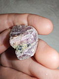 Natural Raw Rhodonite Mineral Specimen Pink Purple Manganese Stone 22g
