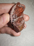 Hematoid Quartz Fire Quartz with Hematite Natural Crystal Specimen 19g