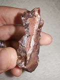 Hematoid Quartz Fire Quartz with Hematite Natural Crystal Specimen 19g