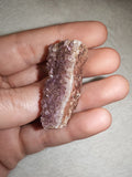 Natural Amethyst Druzy Crystal Cluster on Matrix Raw Mineral Specimen 15g