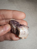 Natural Amethyst Druzy Crystal Cluster on Matrix Raw Mineral Specimen 15g